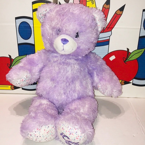 iCarly Purple Bear Plush Build A Bear - Picture 7 of 8
